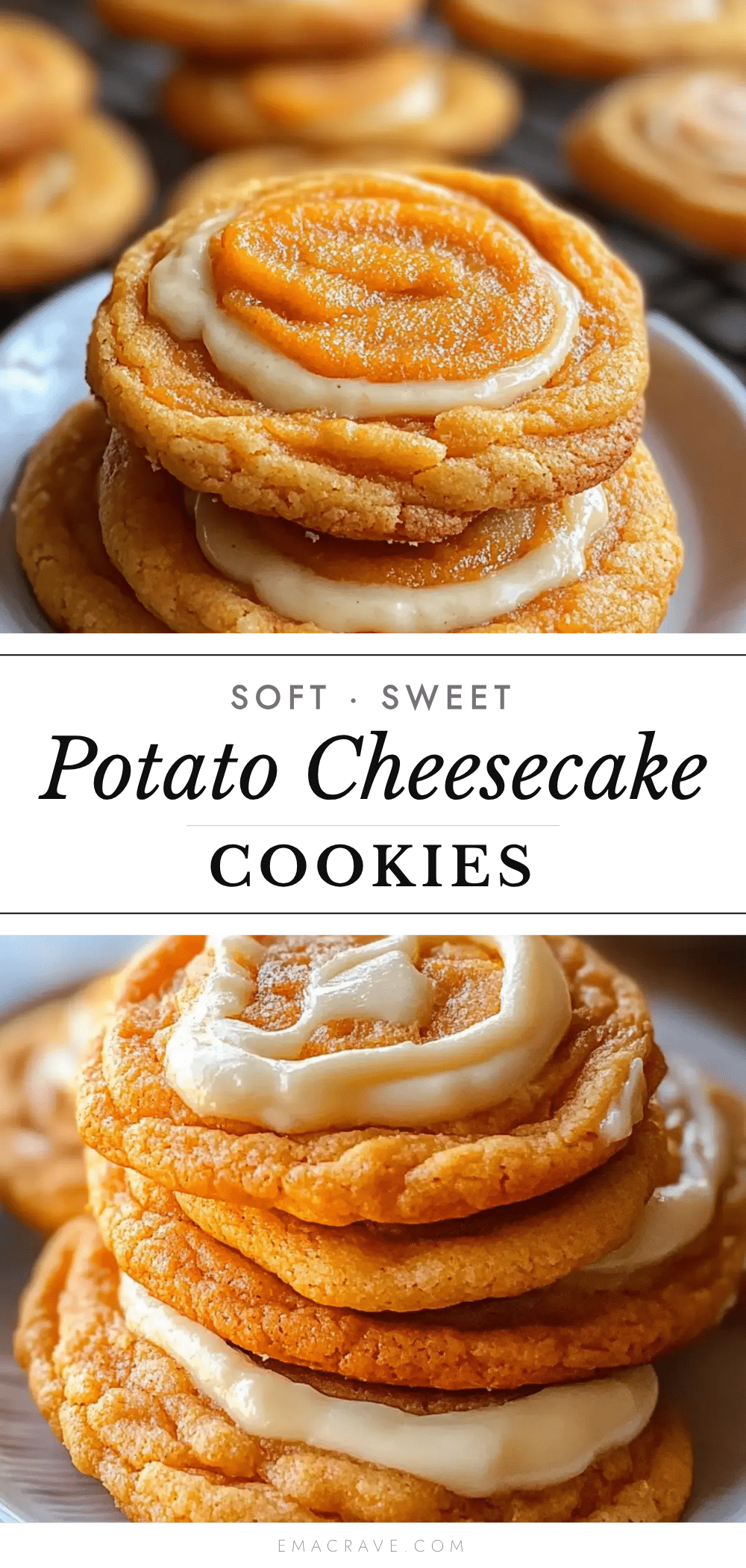 sweet potato cheesecake cookies recipe