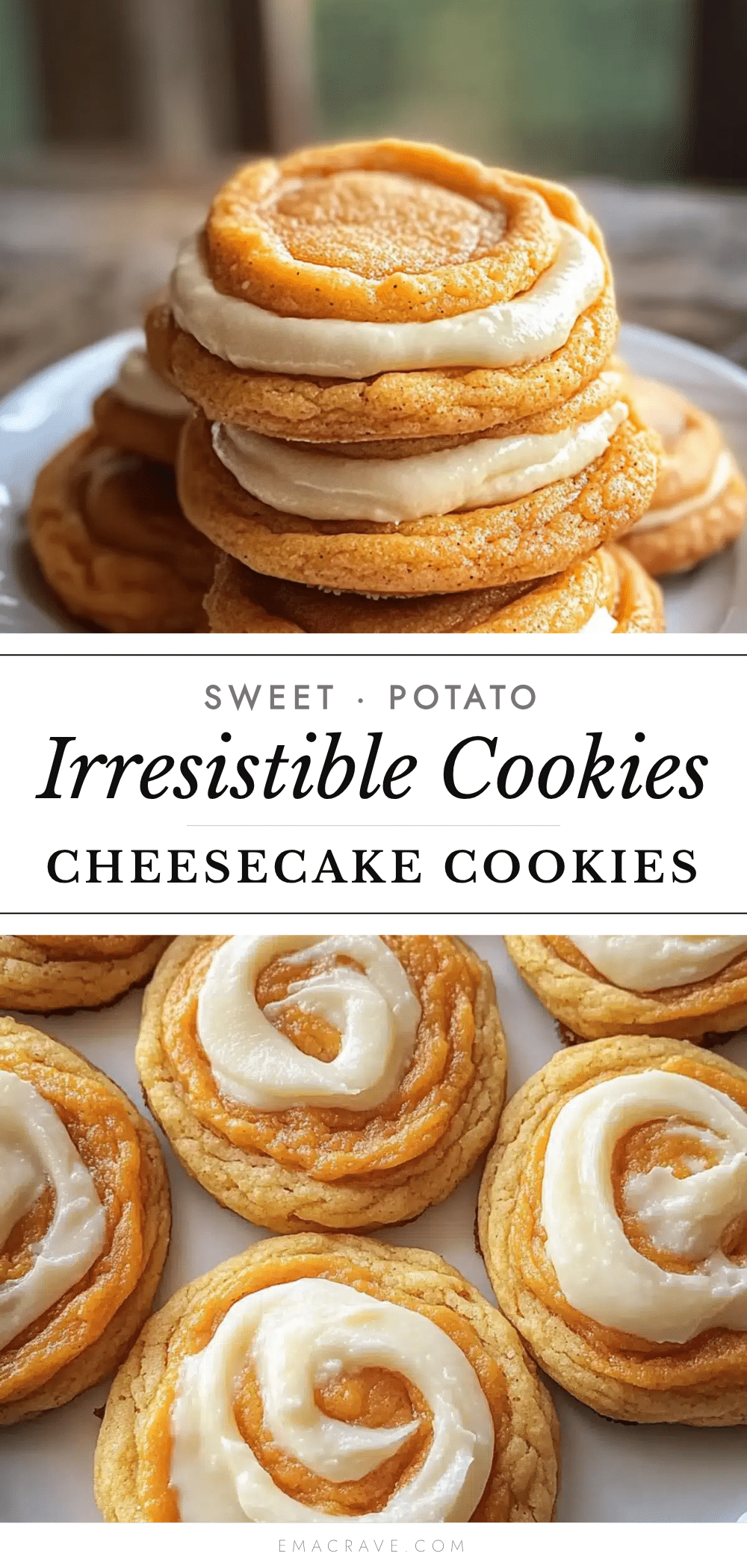 sweet potato cheesecake cookies recipe