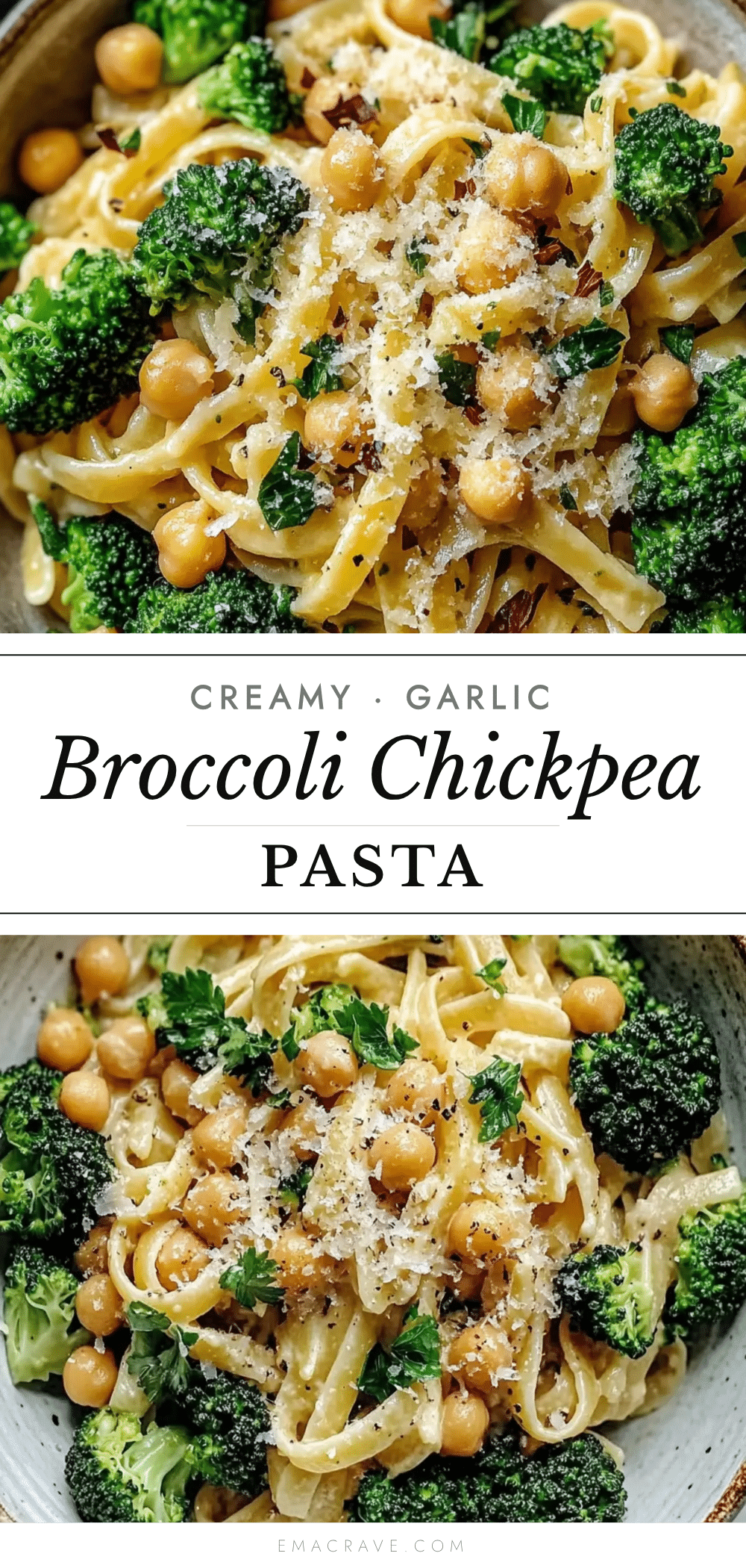broccoli chickpea pasta recipe
