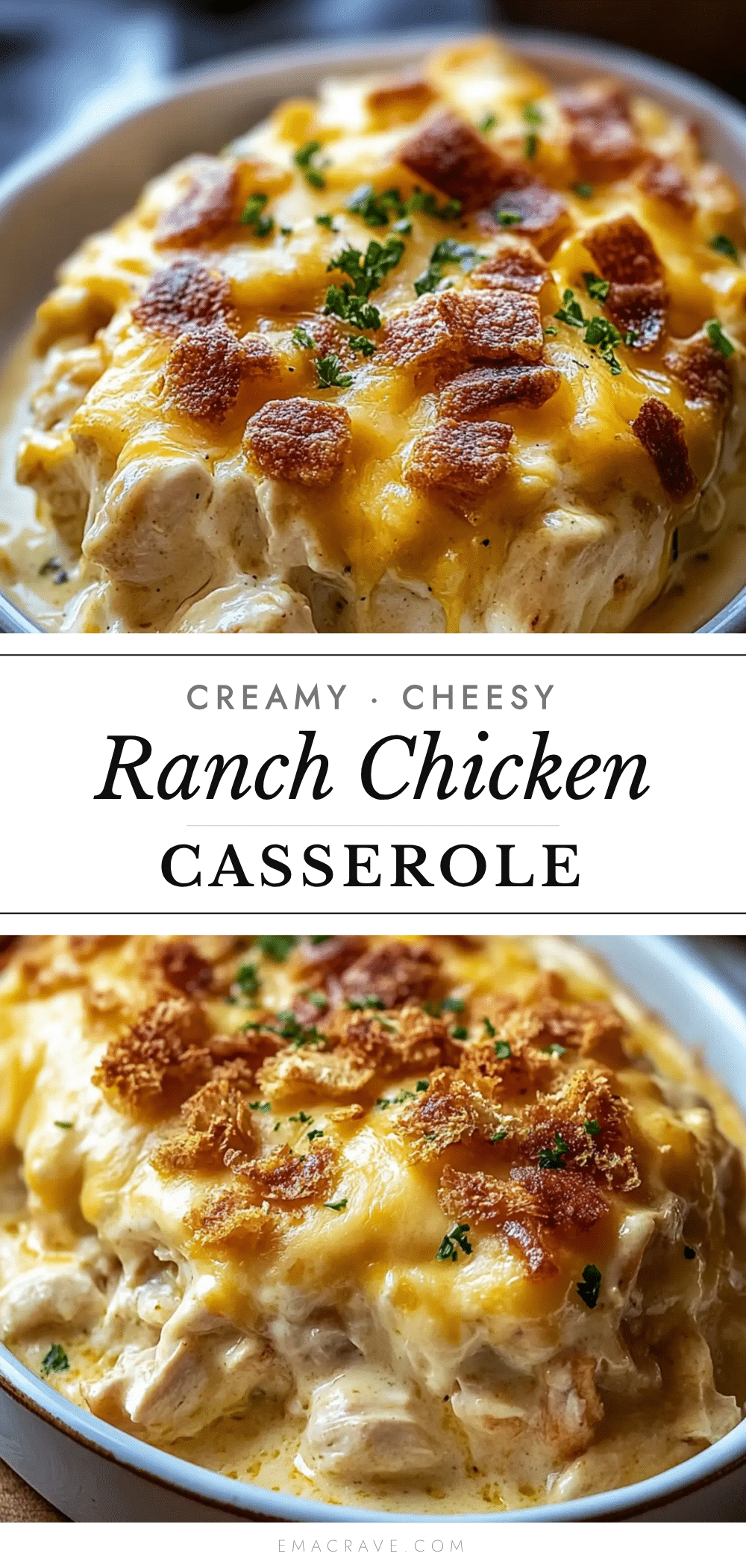 cheesy ranch chicken casserole recipe