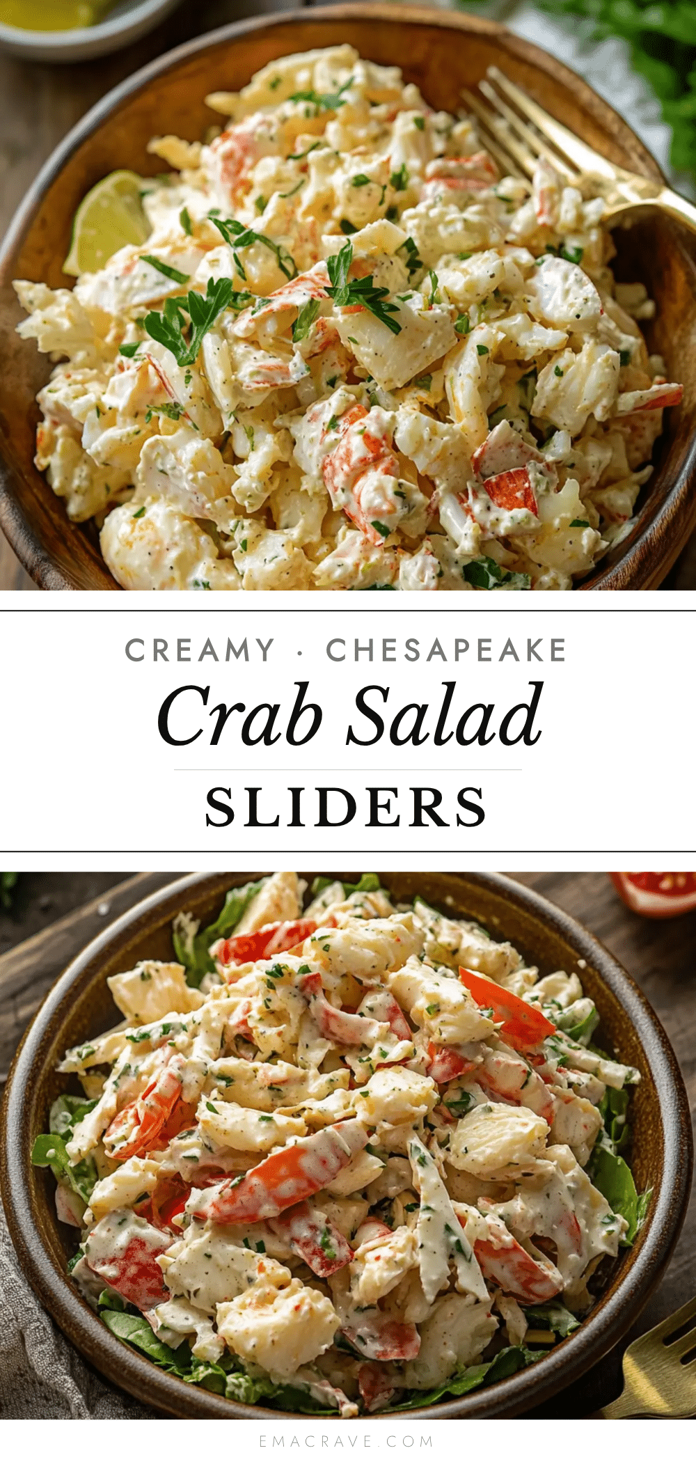 chesapeake crab salad sliders recipe