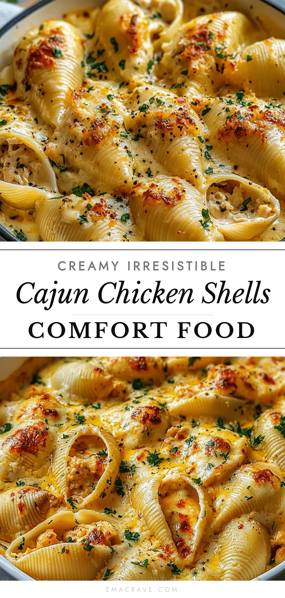creamy cajun chicken stuffed shells recipe