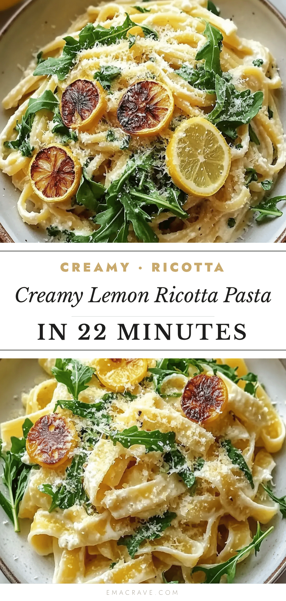creamy lemon ricotta pasta recipe