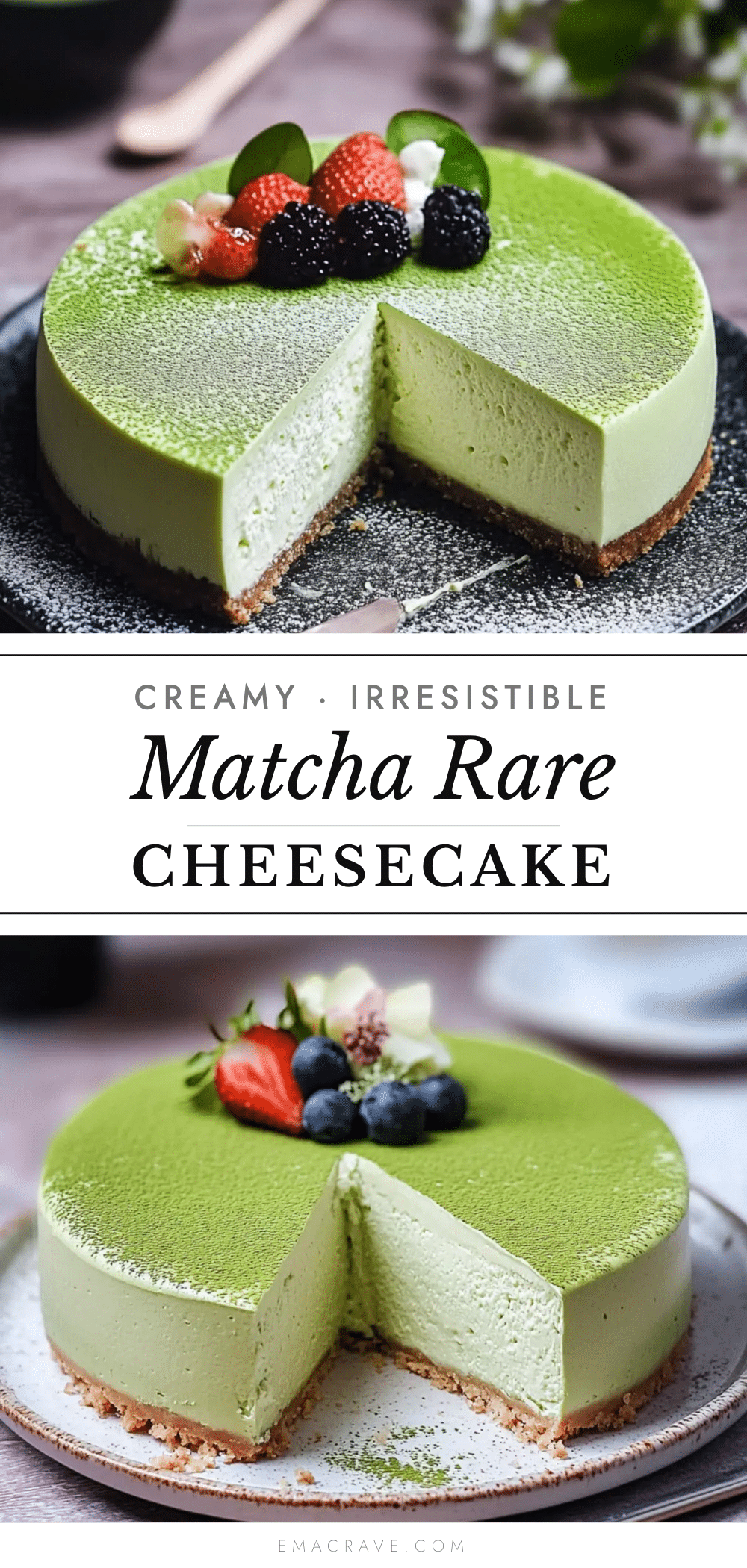 creamy matcha rare cheesecake recipe