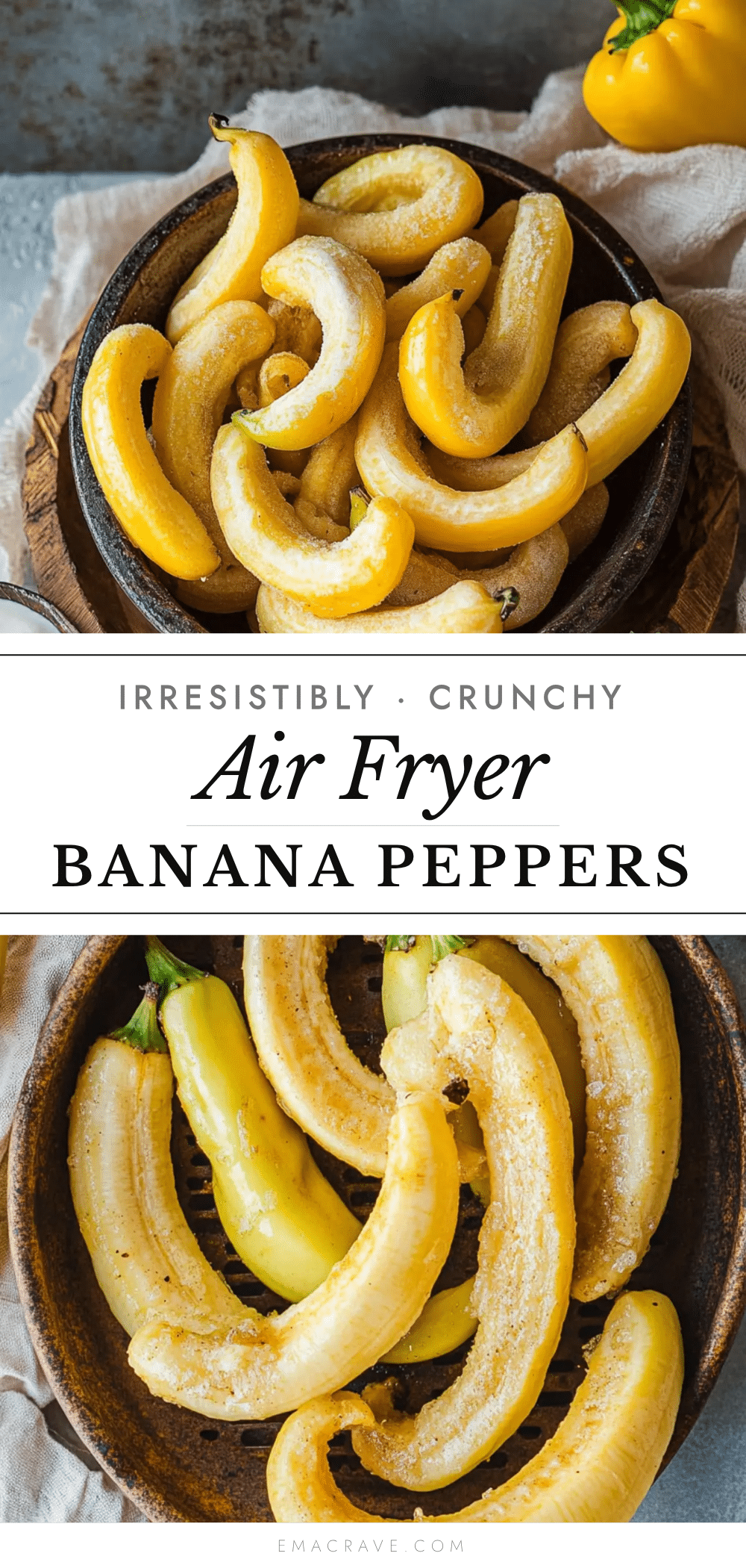 crispy air fryer banana peppers recipe