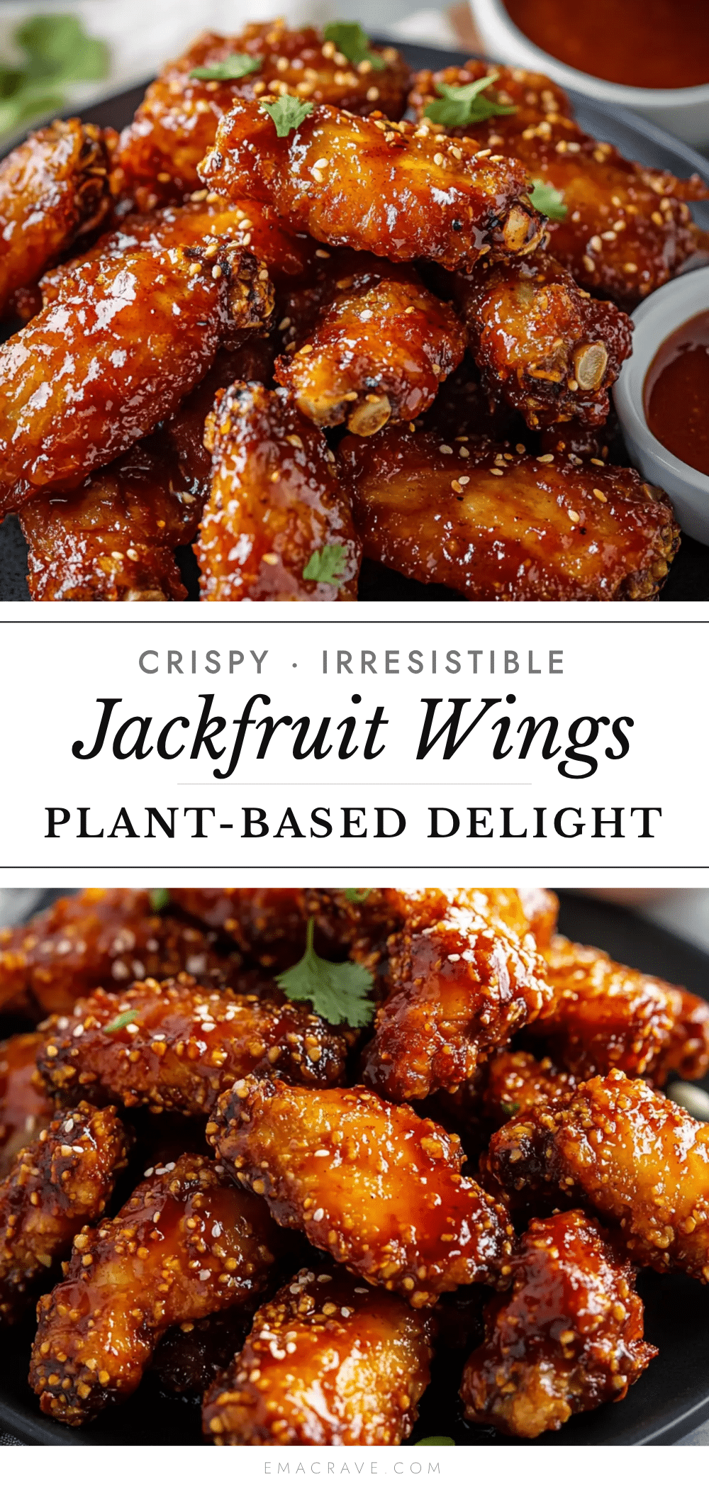 crispy jackfruit wings recipe