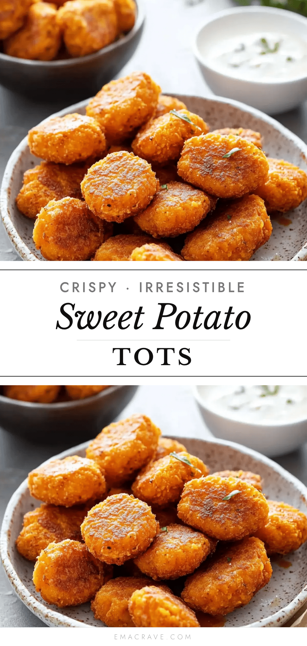 crispy sweet potato tots recipe