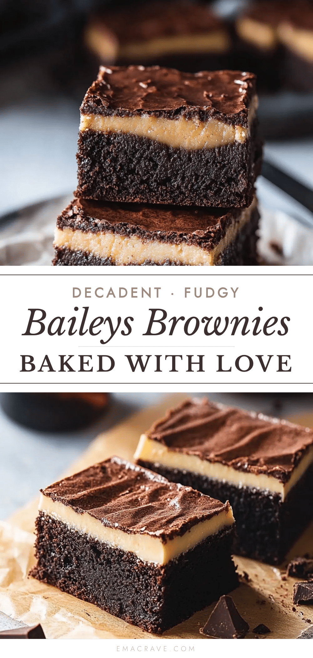 decadent baileys brownies recipe