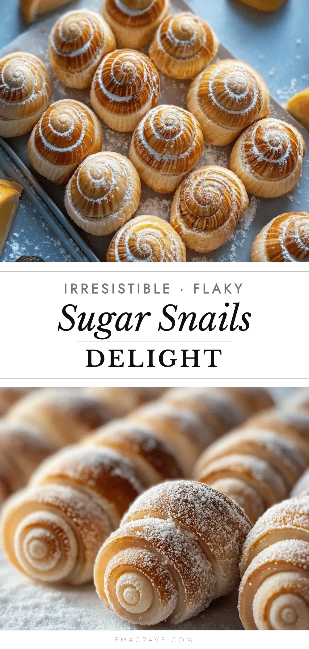 flaky sugar snails recipe recipe