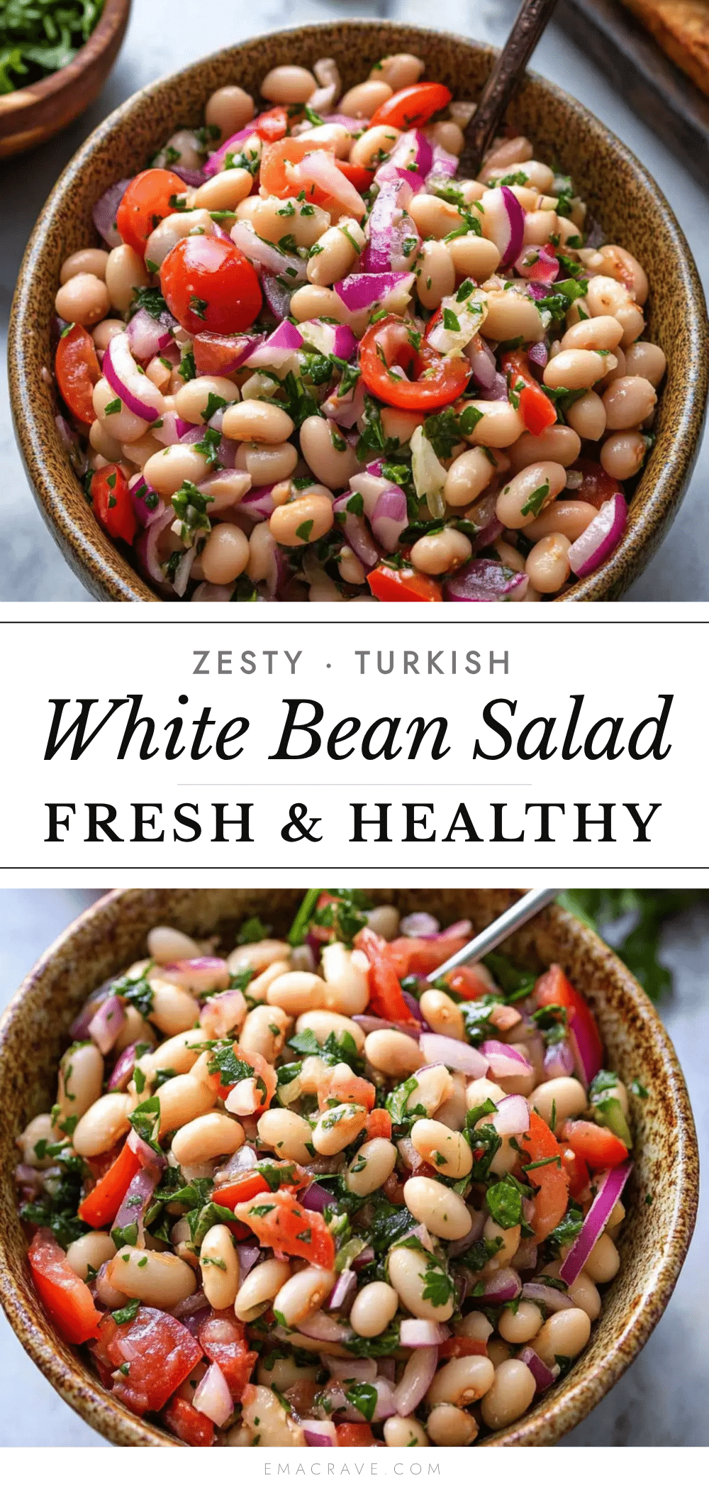 fresh turkish white bean salad recipe