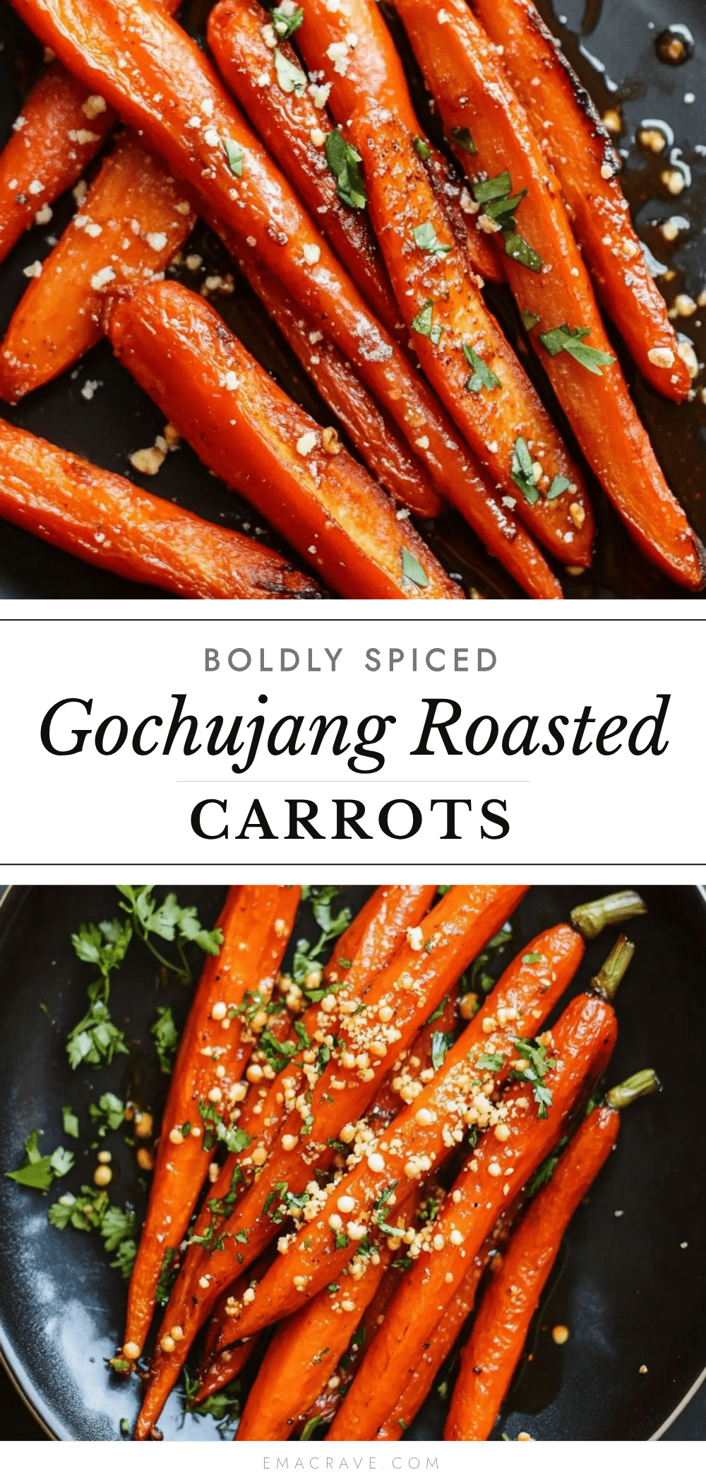 gochujang oven roasted carrots recipe