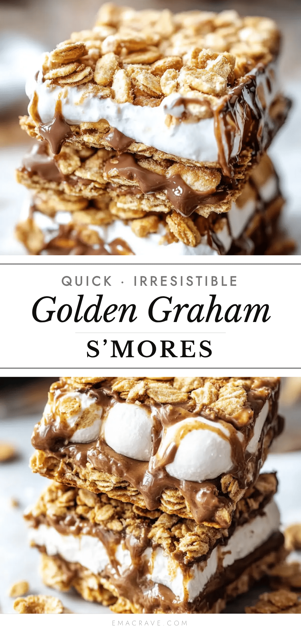 Golden Graham S’mores Treats recipe