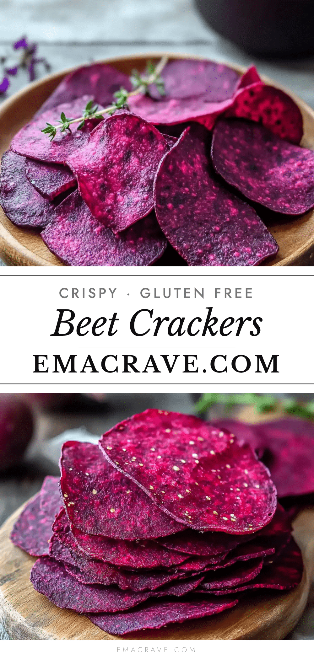healthy gluten free beet crackers recipe