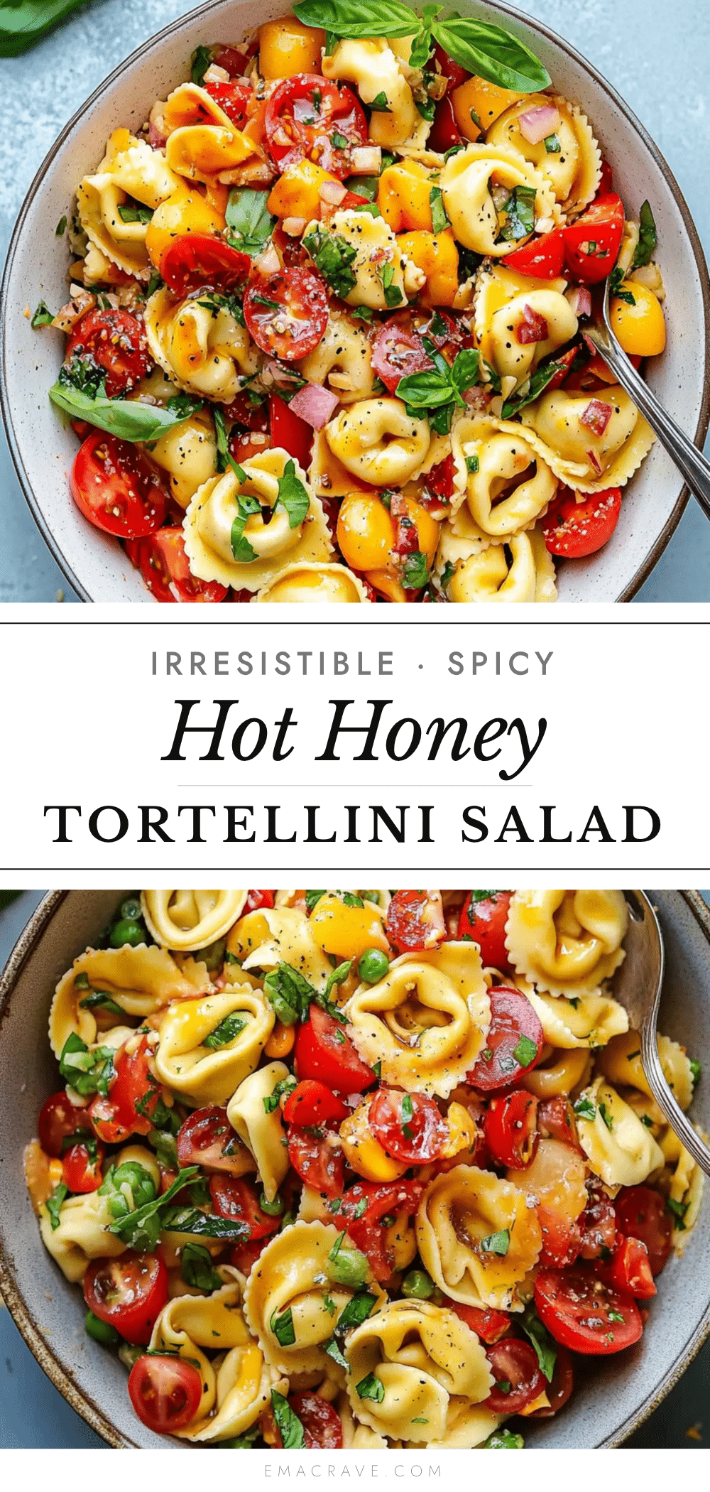 hot honey tortellini pasta salad recipe