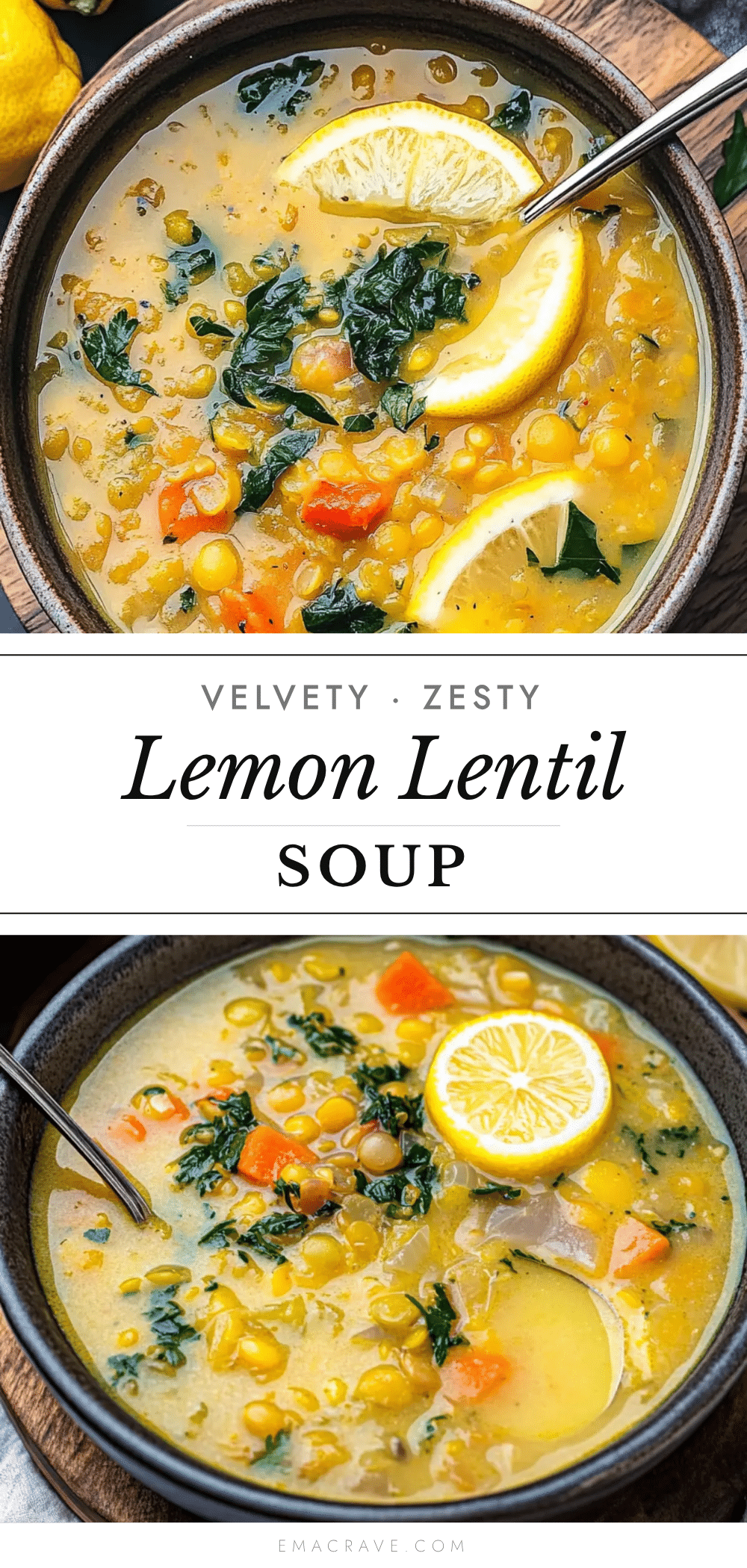lemon lentil soup recipe