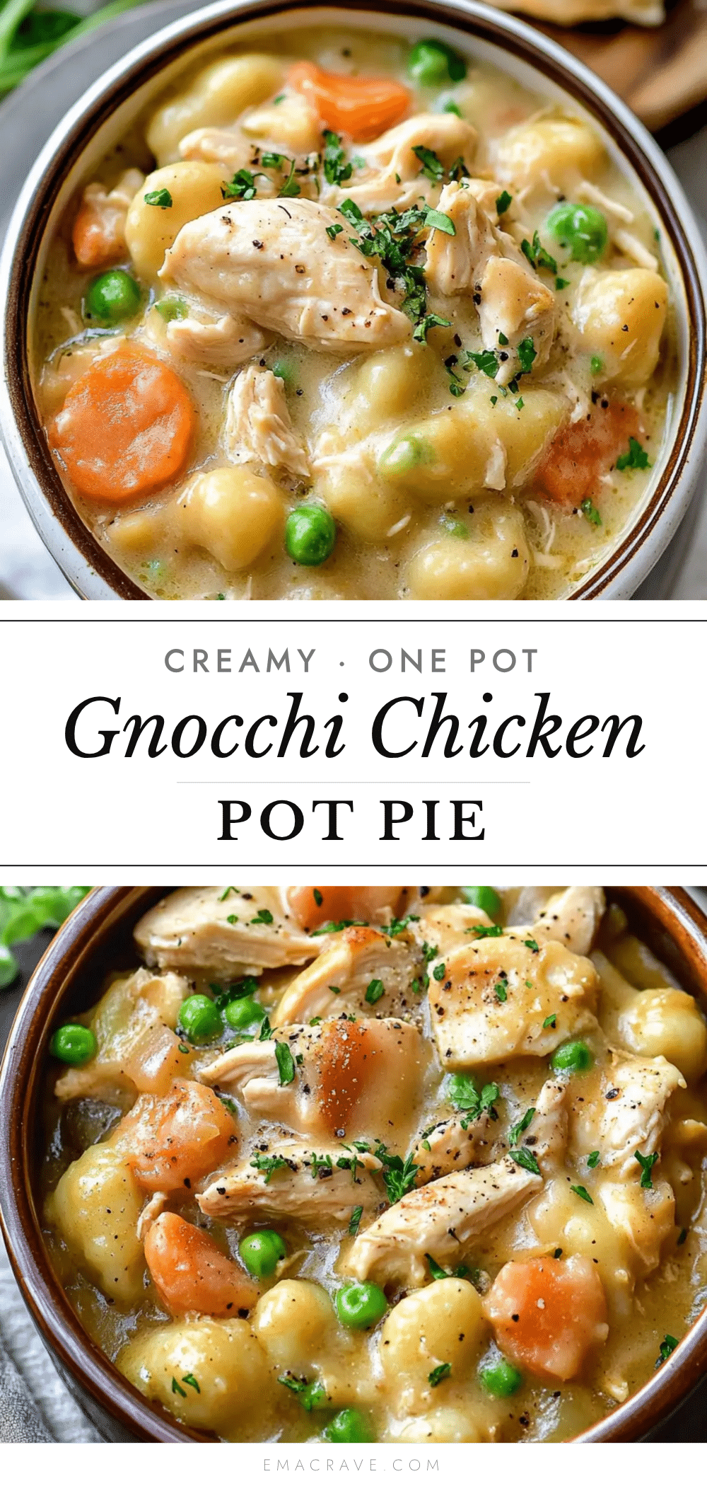 one pot gnocchi chicken pot pie recipe