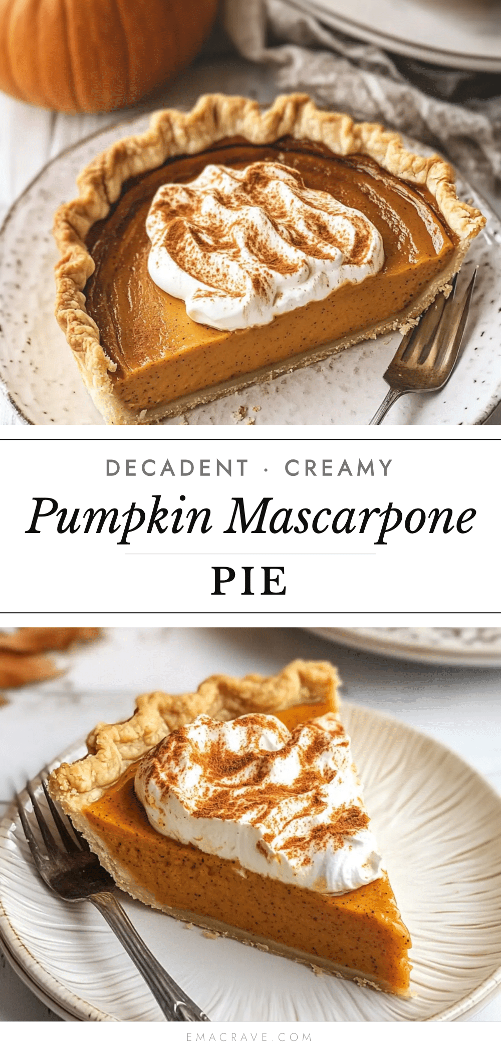 pumpkin mascarpone pie recipe