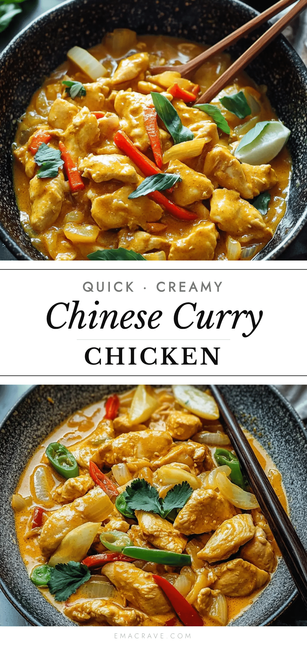 Quick and Creamy Chinese Curry Chicken recipe