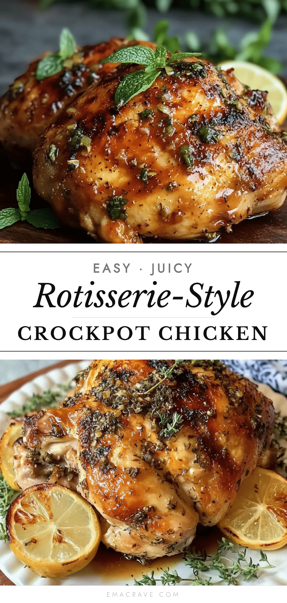 rotisserie-style crockpot chicken recipe
