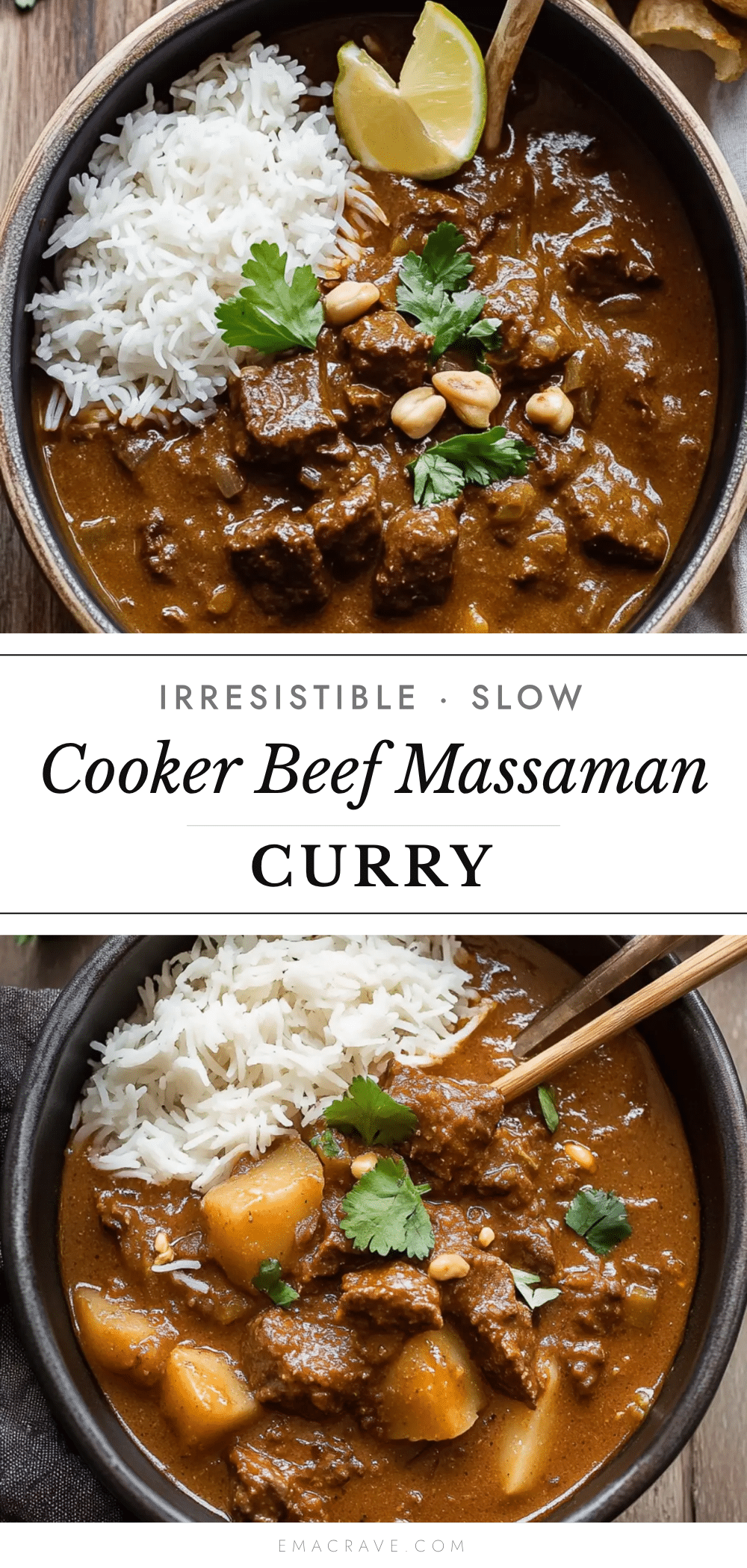 slow cooker beef Massaman curry recipe