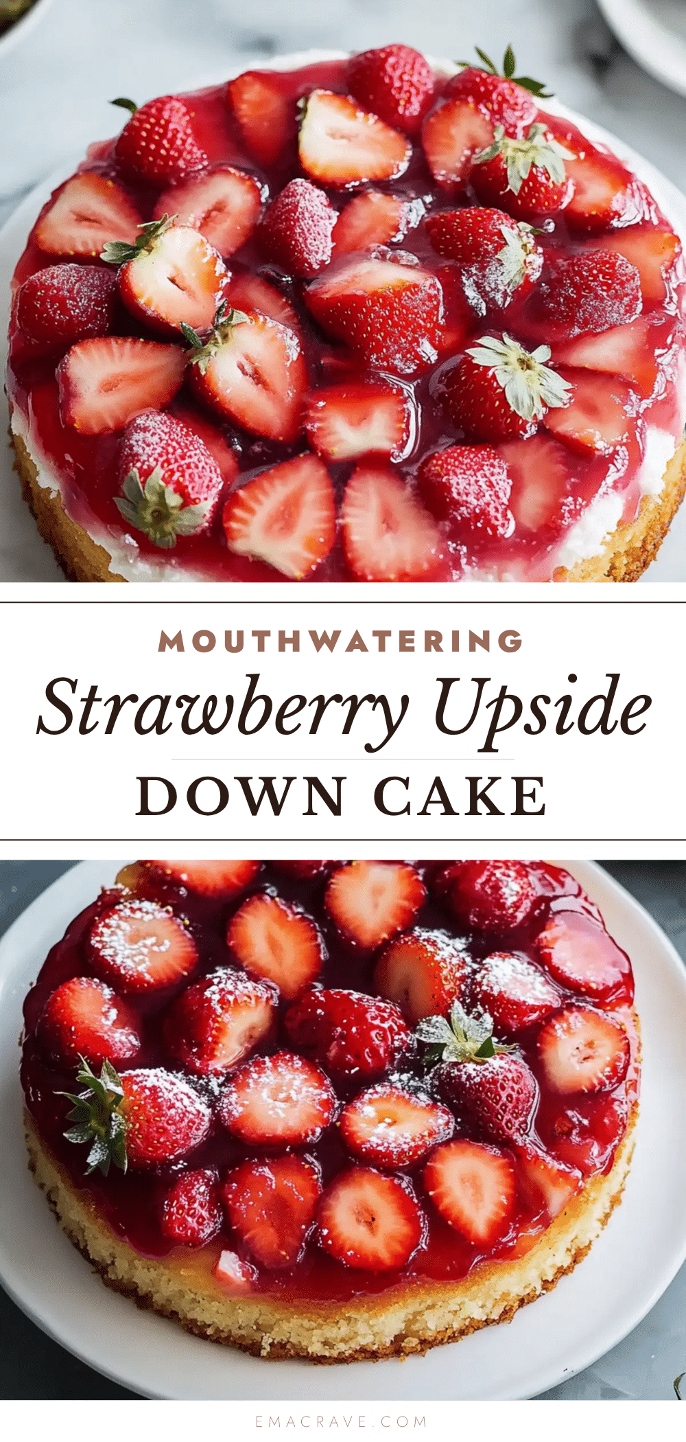 strawberry upside down cake recipe