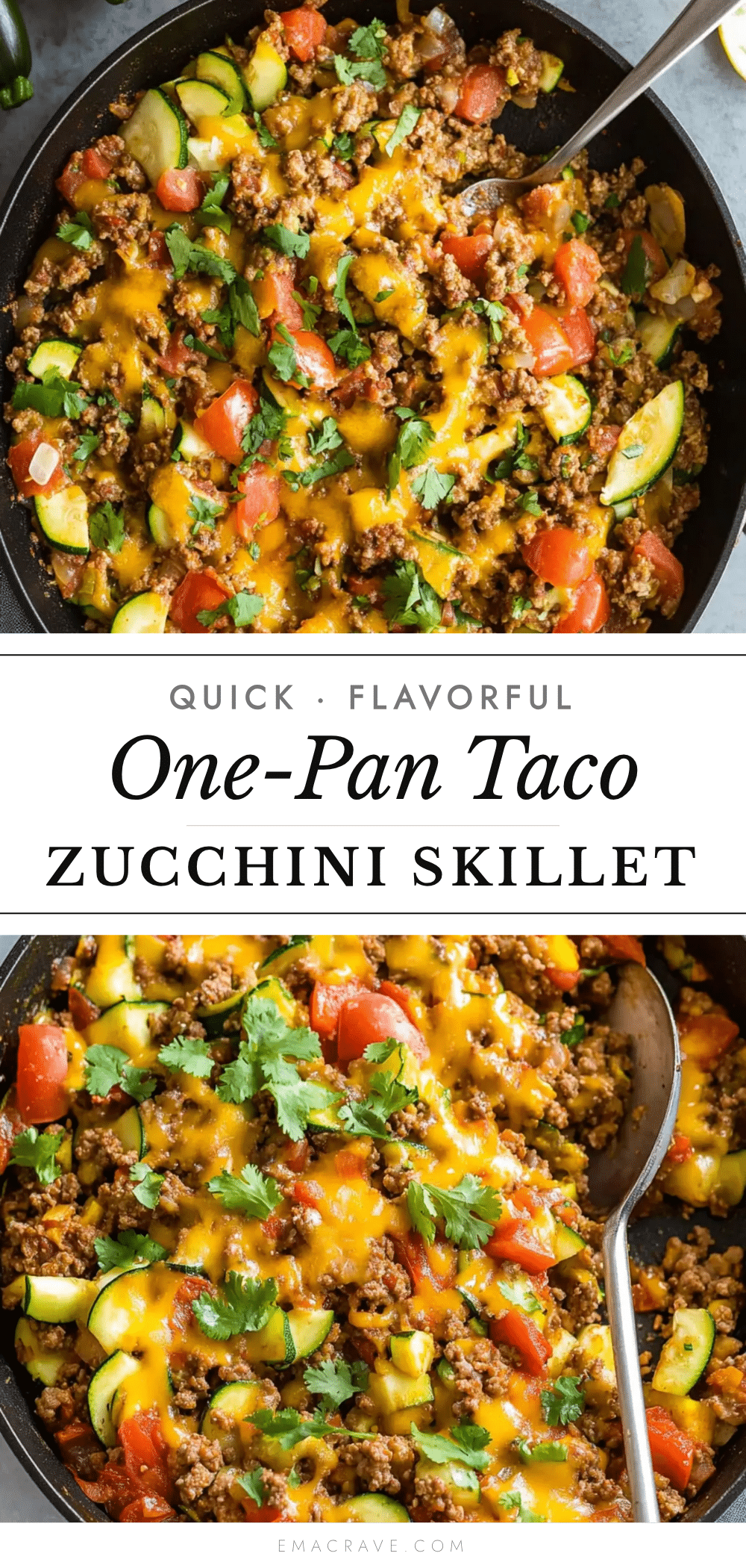 taco zucchini skillet recipe