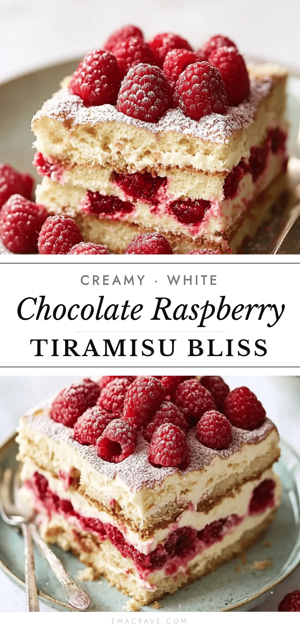 White Chocolate Raspberry Tiramisu recipe