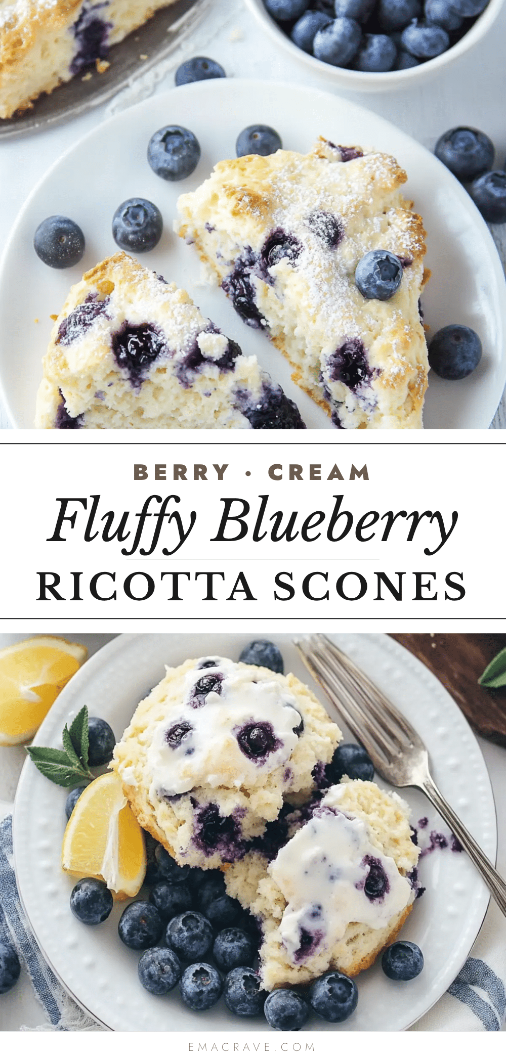 blueberry ricotta scones recipe