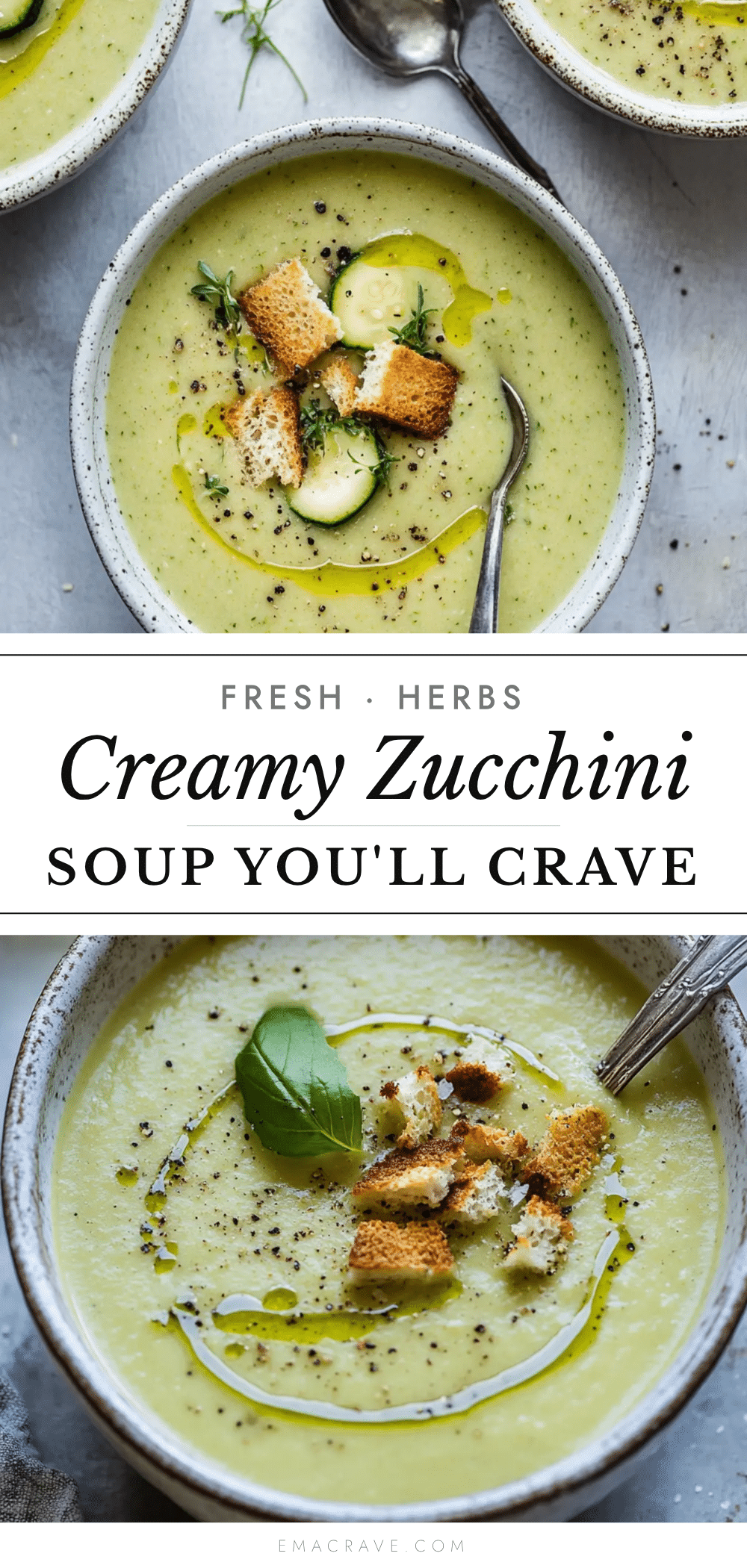creamy zucchini soup recipe