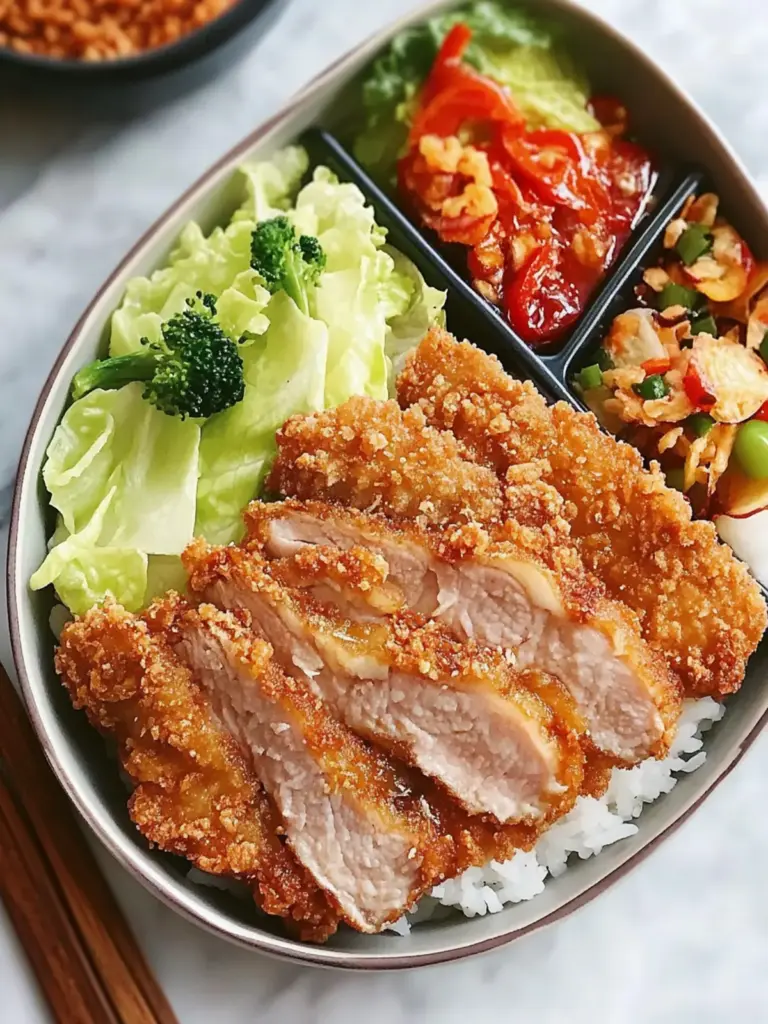 crispy fried bento pork chop - featured image