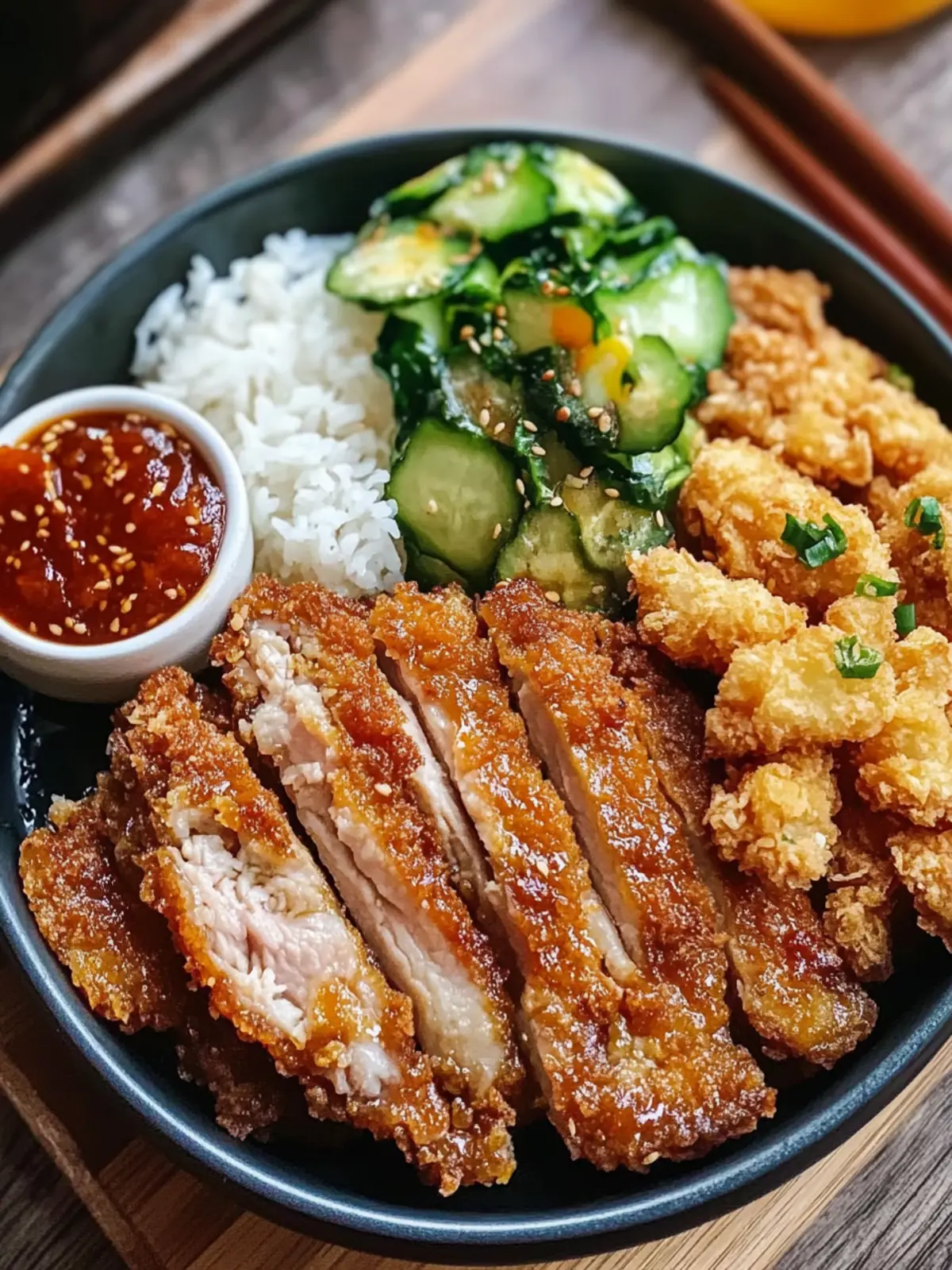 crispy fried bento pork chop preparation steps