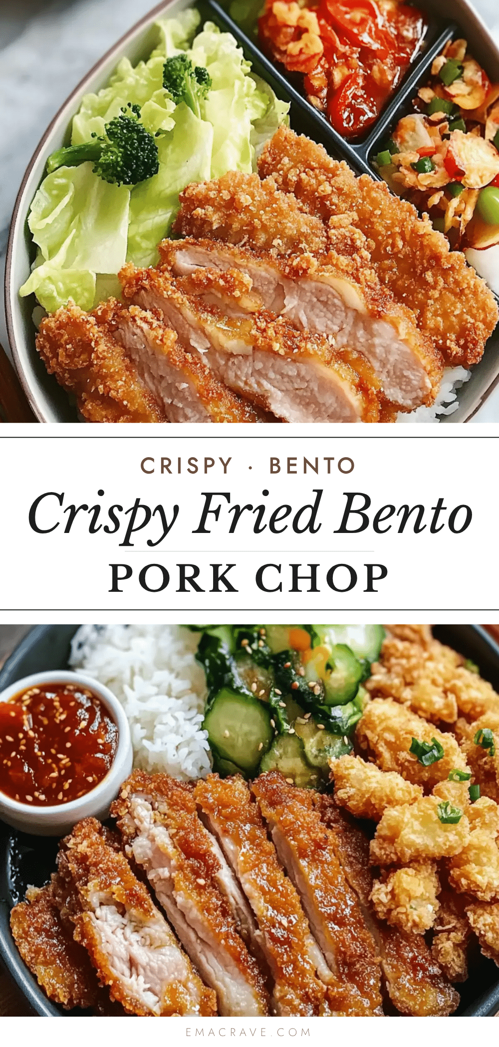 crispy fried bento pork chop recipe
