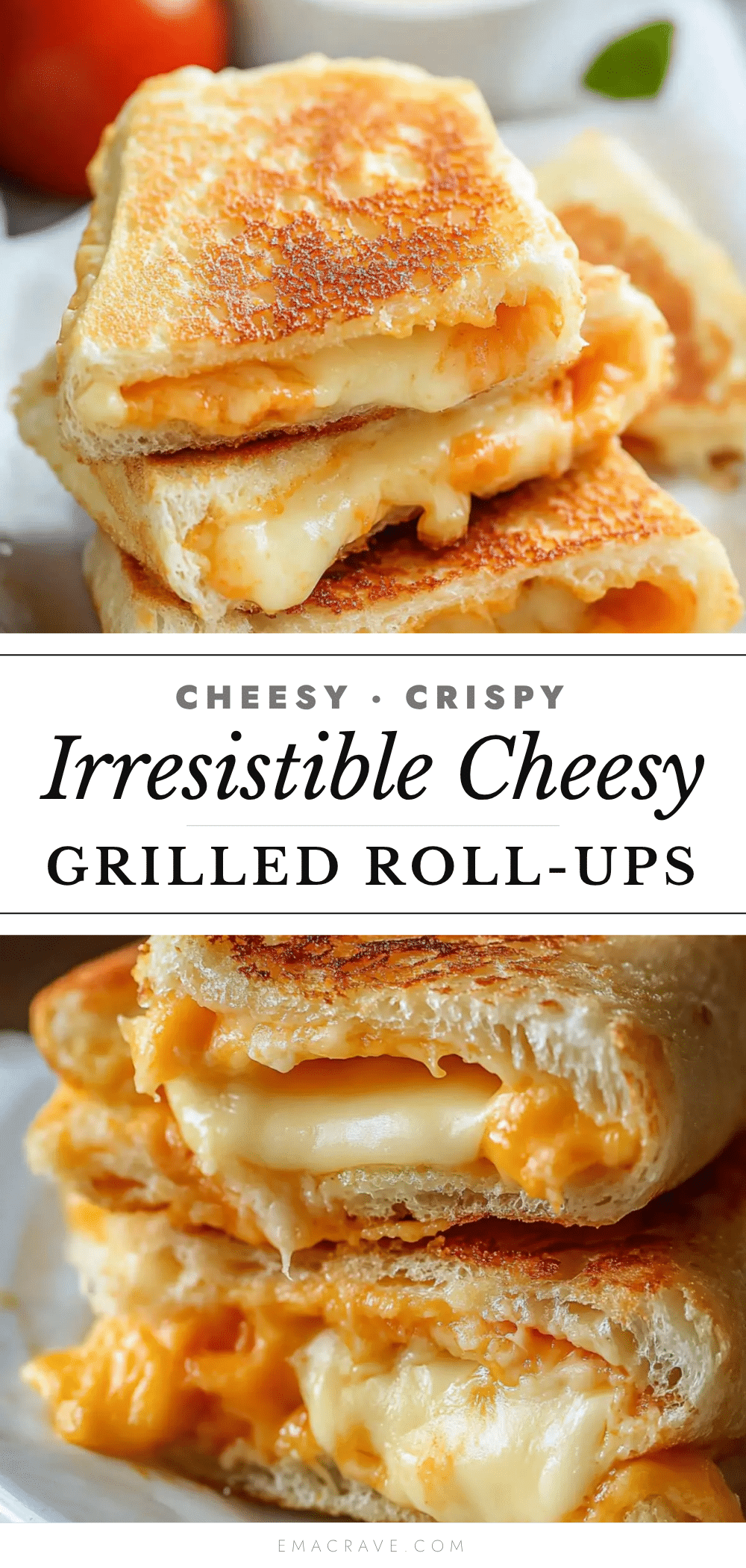 crispy grilled cheese roll-ups recipe