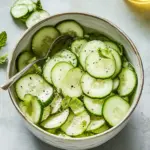 cucumber vinegar salad - featured image