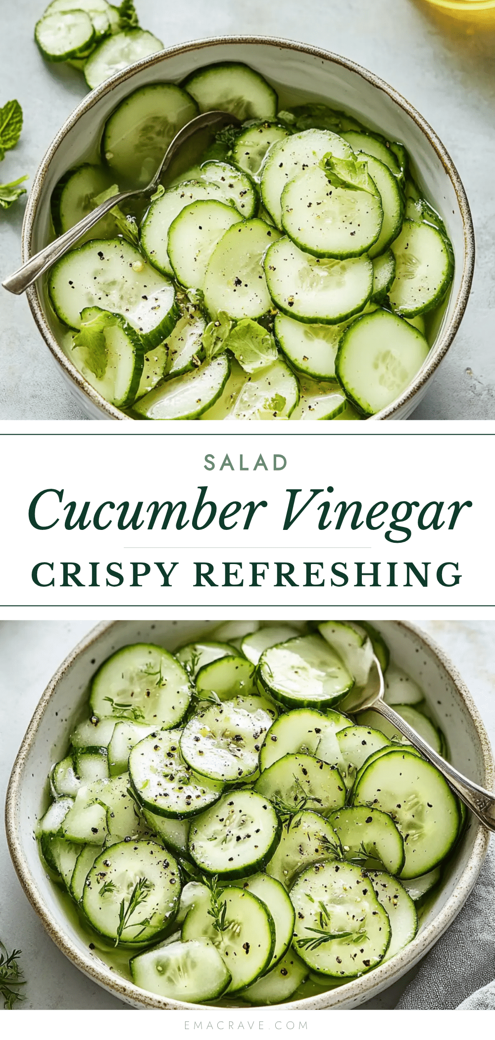 cucumber vinegar salad recipe