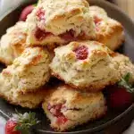 English strawberry scones - featured image