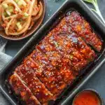 Korean meatloaf with gochujang glaze - featured image