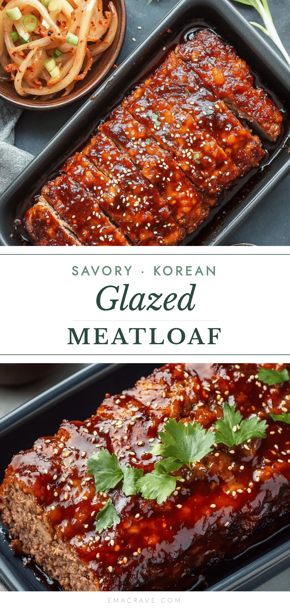 Korean meatloaf with gochujang glaze recipe