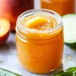 peach zucchini jam - featured image