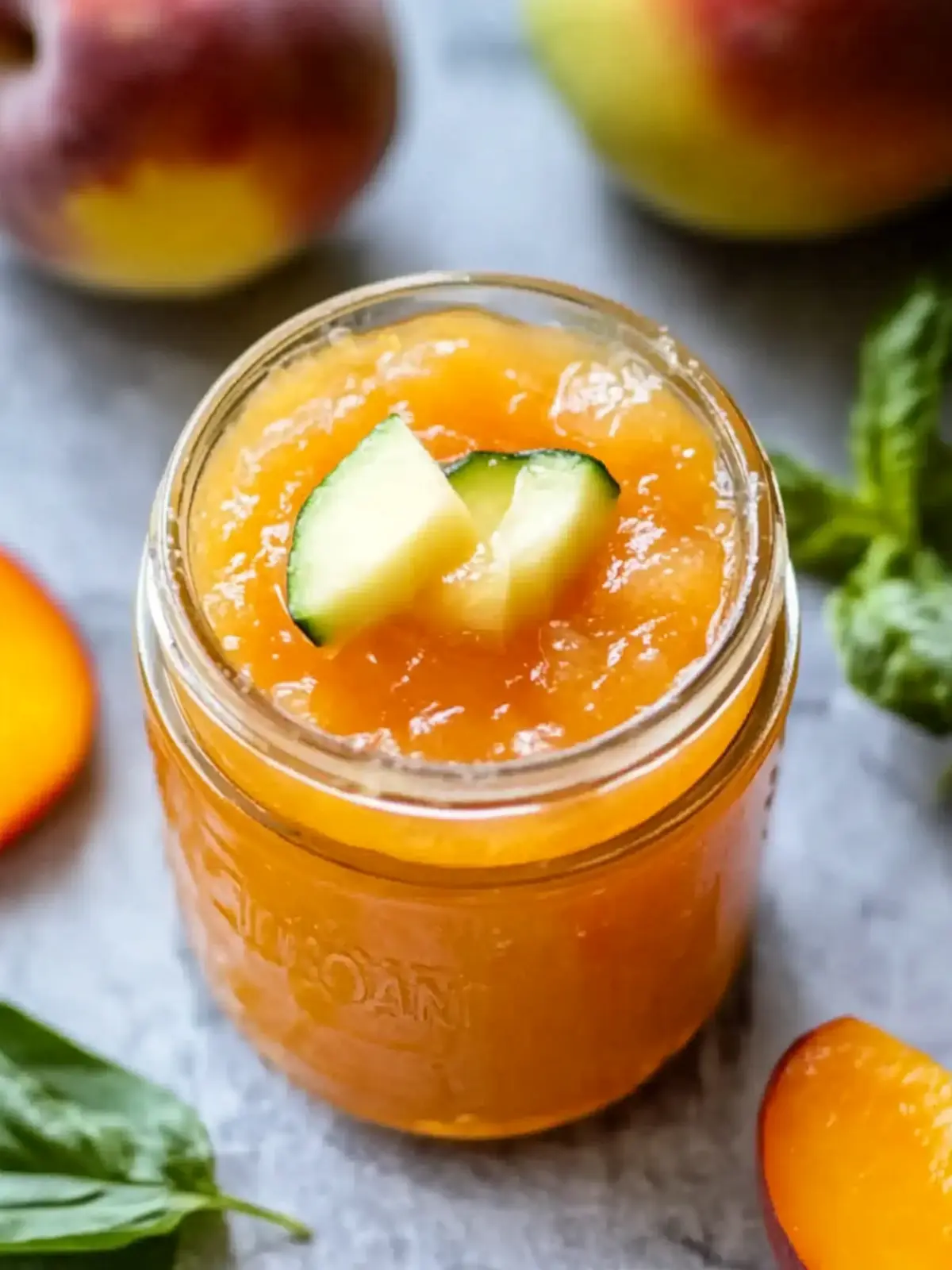 peach zucchini jam preparation steps