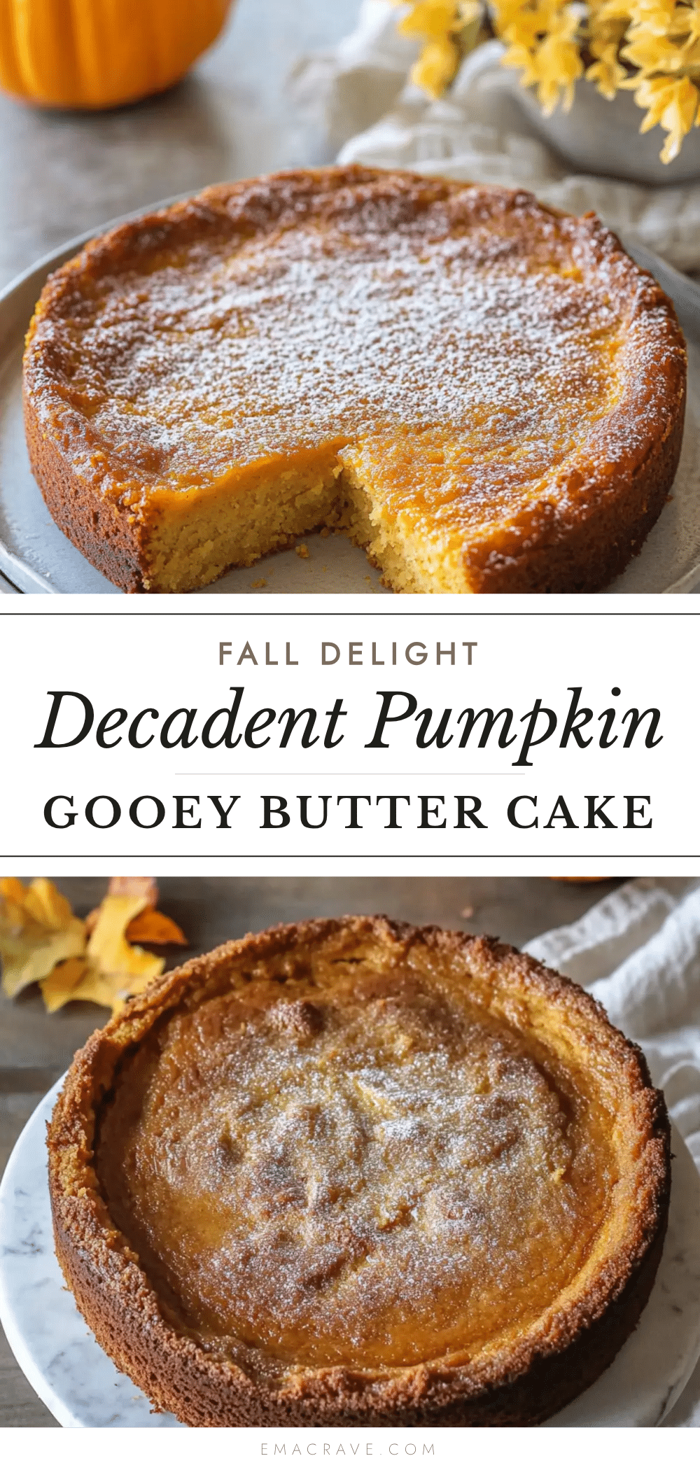 pumpkin gooey butter cake recipe