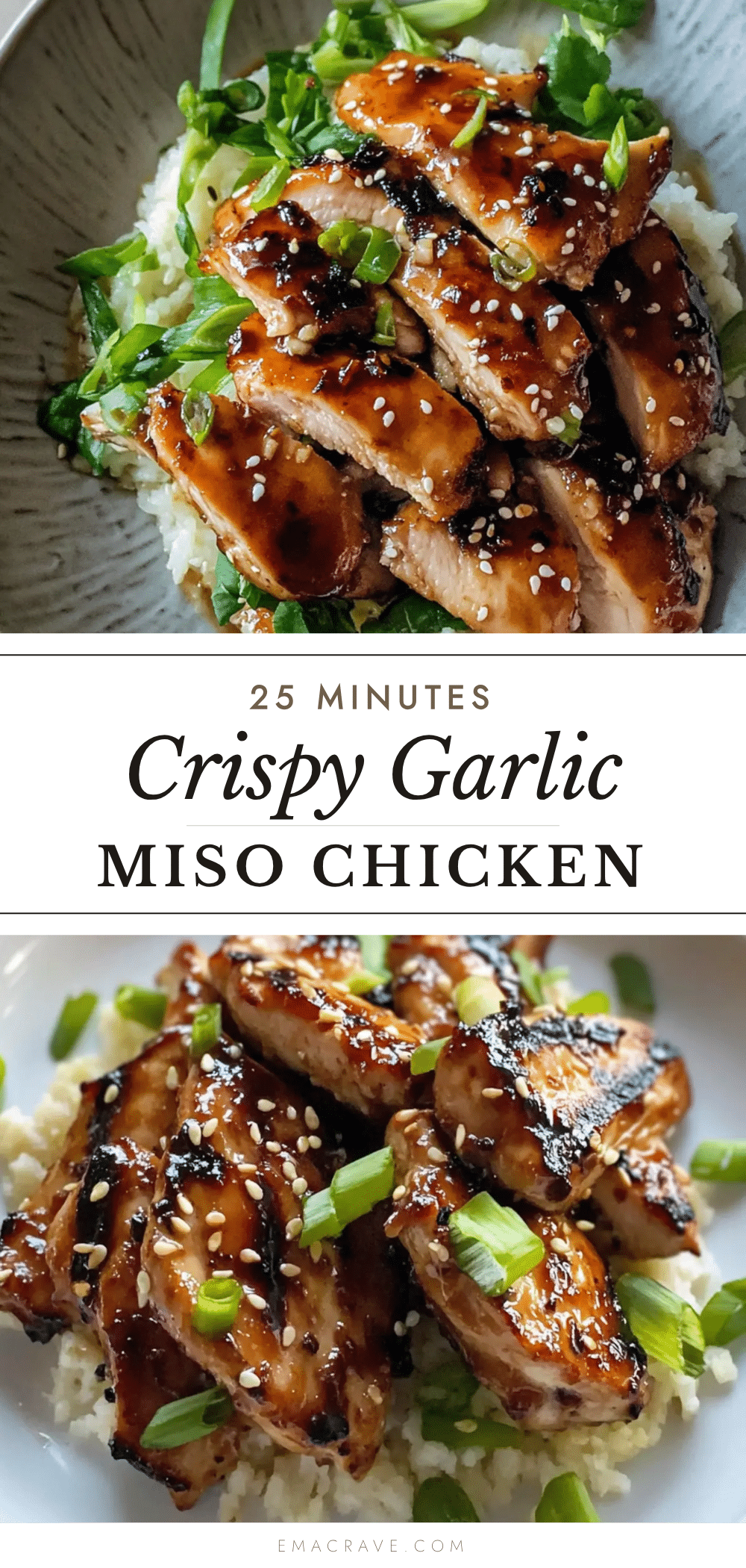 quick garlic miso chicken air fried recipe