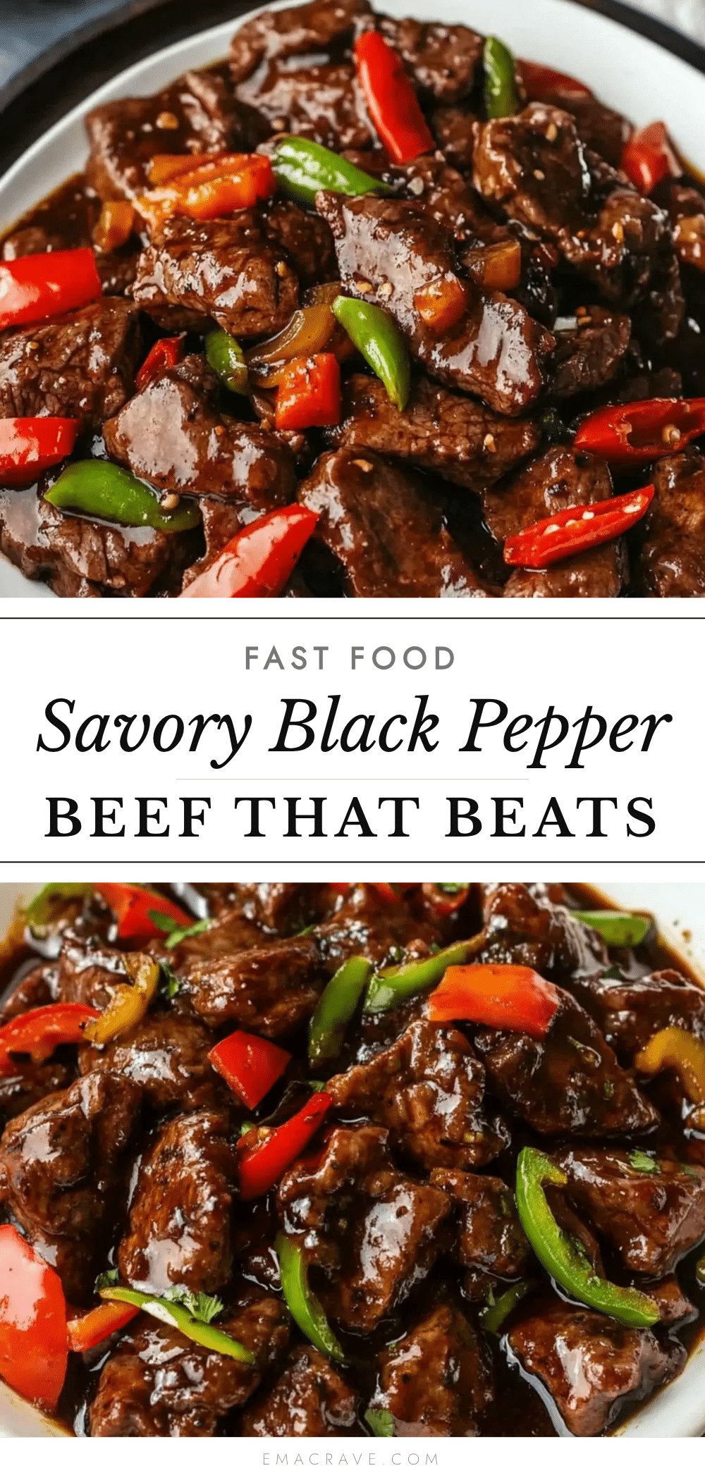 savory black pepper beef recipe