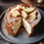 apple cider cheesecake - featured image