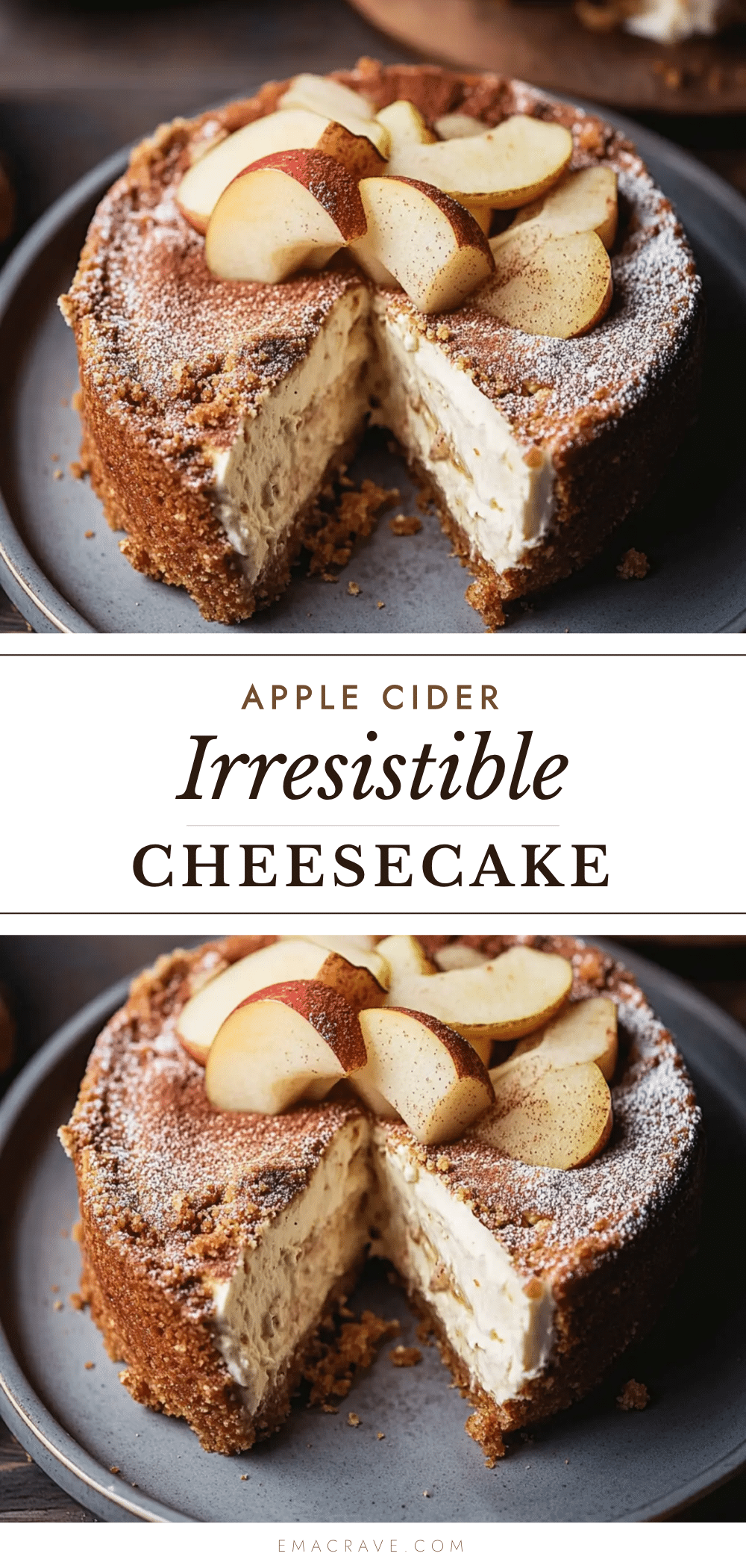 apple cider cheesecake recipe