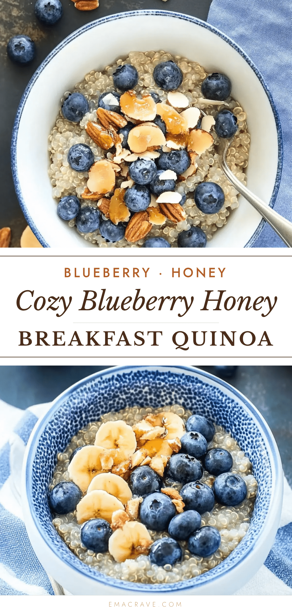 blueberry honey breakfast quinoa recipe
