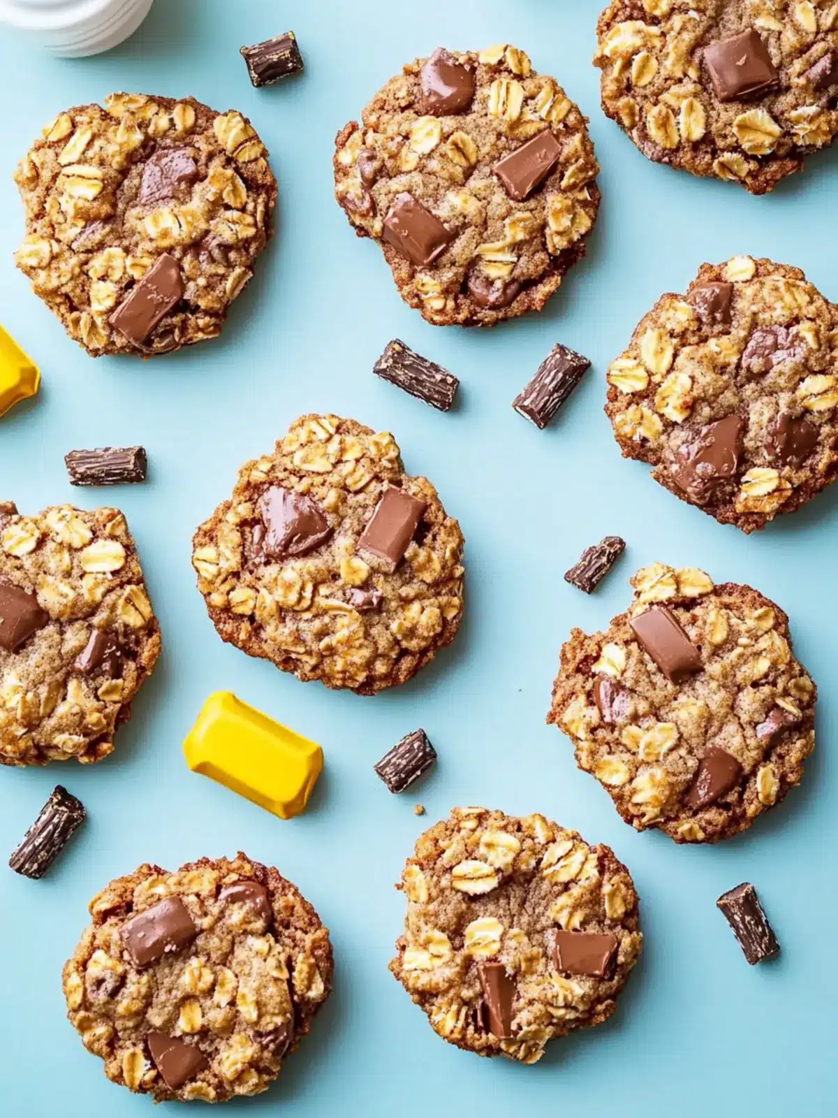 Butterfinger Oatmeal Cookies preparation steps