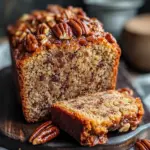 cozy Alabama pecanbread with bourbon caramel glaze - featured image
