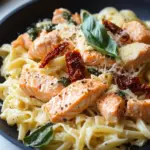 creamy 30-minute salmon pasta with sun-dried tomatoes - featured image
