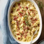 creamy bacon pasta - featured image